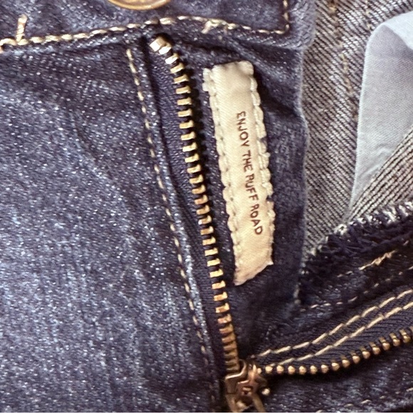 Ruff Hewn Women's Straight Leg Jeans - Deep Indigo - Picture 4 of 7